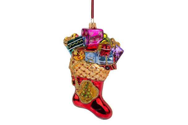 Huras Family Embellished Stocking Ornament 
