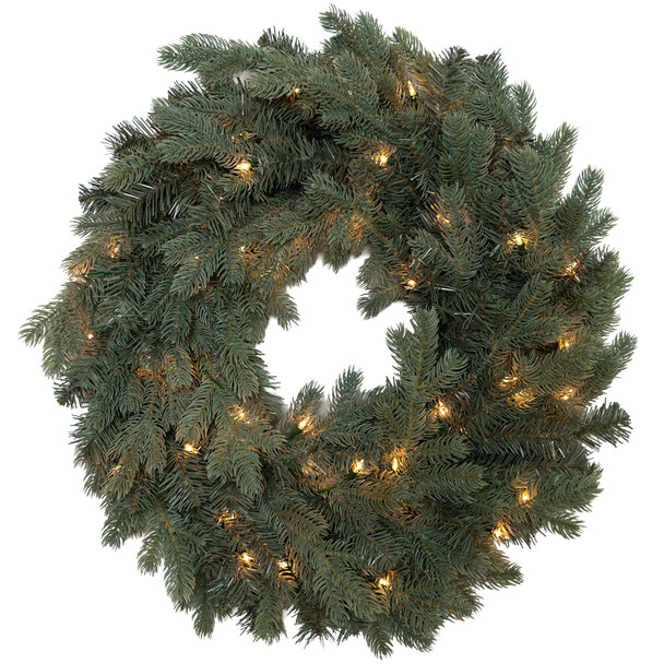 30" Savoy Blue Spruce Wreath - ColorChange LED 30" Savoy Blue Spruce Wreath - ColorChange LED