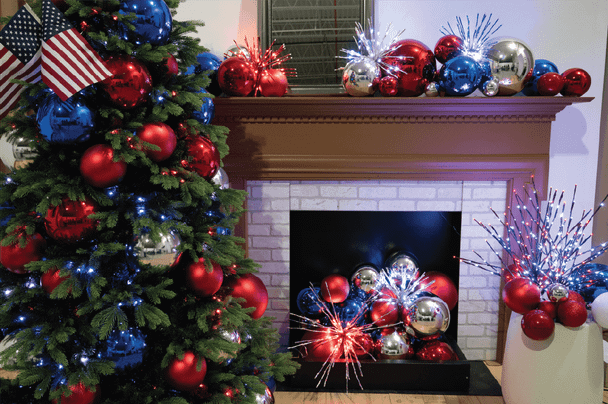 Silver Shiny Shatterproof Ball Ornament 10" 