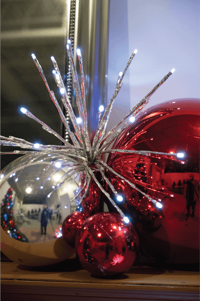 Silver Shiny Shatterproof Ball Ornament 10" 