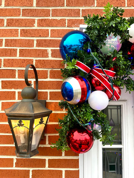 Silver Shiny Shatterproof Ball Ornament 10" 
