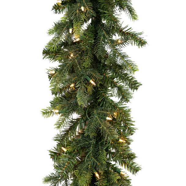9' X 14" Victorian Fir Garland - Unlit