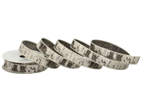 Birch Mesh Ribbon 1" X10yd. 