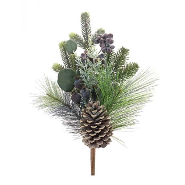 Pine, Berry and Eucalyptus Pick 18"