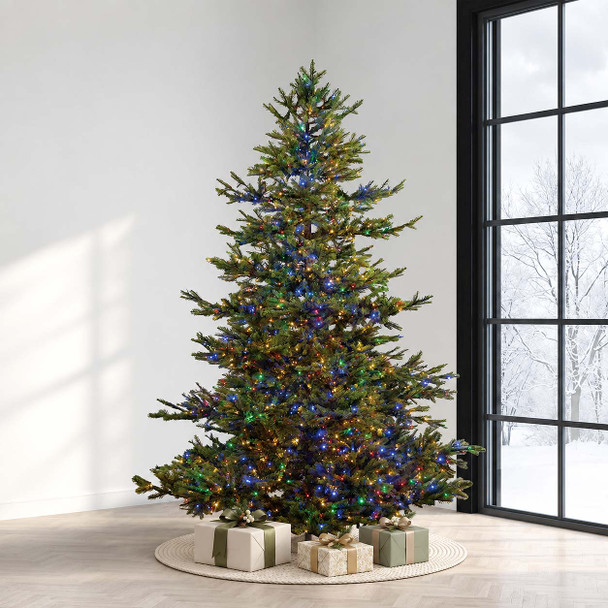 7.5' Enchanted White Spruce Tree-ColorChange 3mm LED