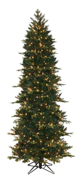 12' Slim Geneva Fir Tree - ColorChange 3mm LED