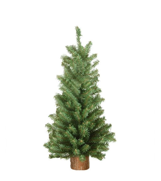 24" UNLIT CANADIAN PINE
