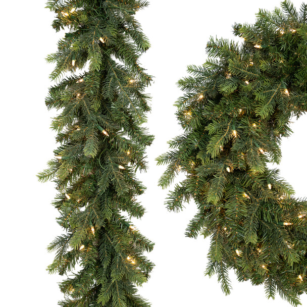 Victorian Fir Wreath & Garland