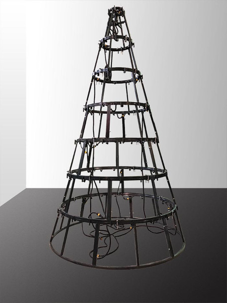 30' Tower Christmas Tree Complete Kit - Clear LED Lights