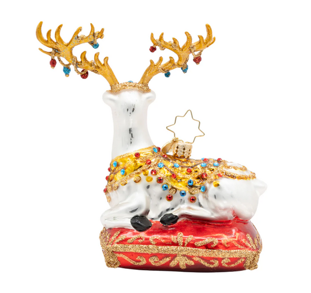 Radko The Yuletide Jewel Deer Christmas Ornament