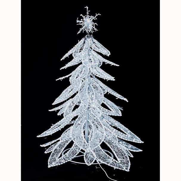 12' Designer Christmas Tree With 2200 Cool/Warm White LED Lights