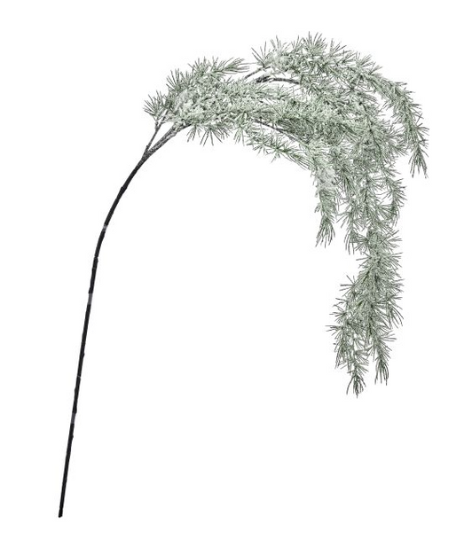 Frosted Weeping Atlas Pine Spray 58"