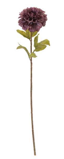 Purple Dahlia Stem 24"