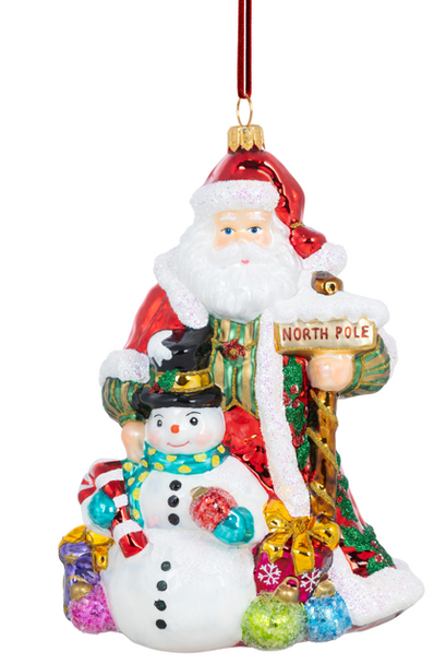 Huras Family Best Friends Forever European Blown Ornament