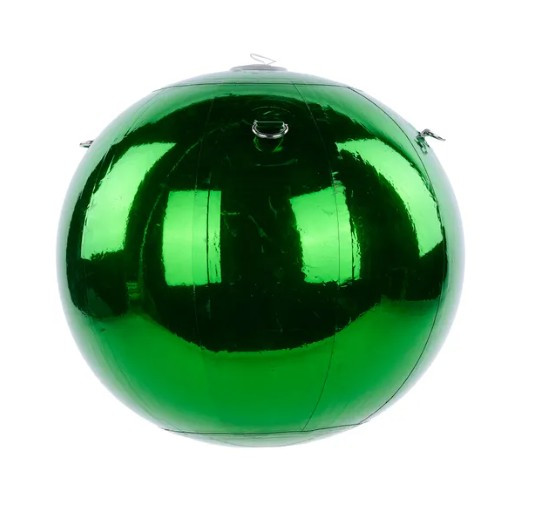 Emerald Green Inflatable Ornament 15.75" Dia