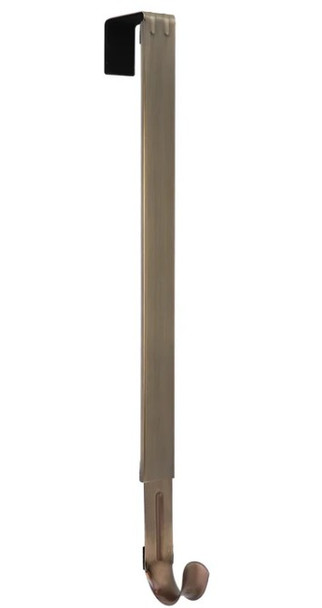 Antique Brass Adjustable Wreath Hanger 20lb max