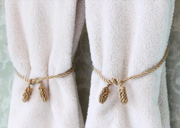 Gold Decorative Ties 16", 6-Pack