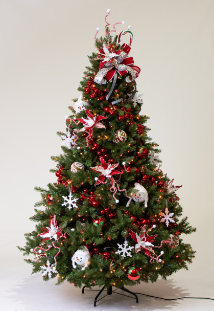 7.5' Ashton Spruce Tree-ColorChange 3mm LED PowerPole