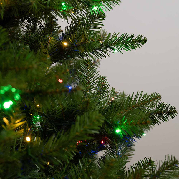 7.5' Ashton Spruce Tree-ColorChange 3mm LED PowerPole