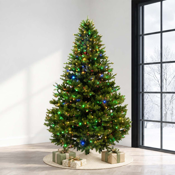 12' Ashton Spruce Tree-ColorChange 3mm LED PowerPole