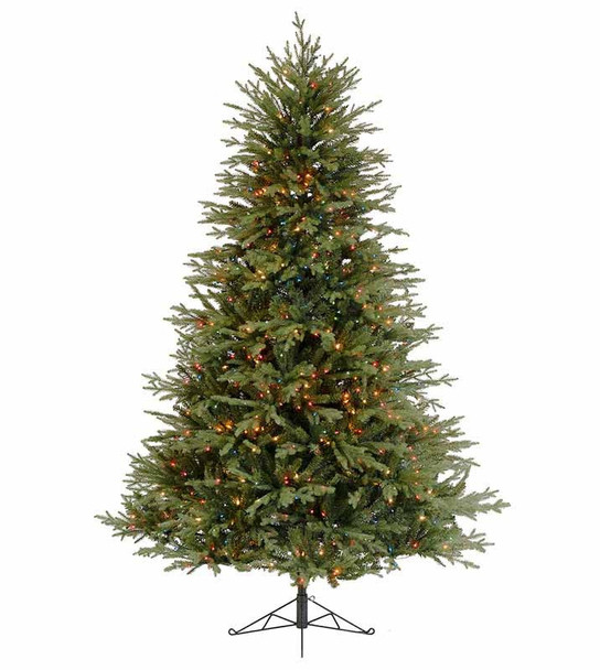 7.5' Cumberland Fir Tree-ColorChange 3mm LED PowerPole