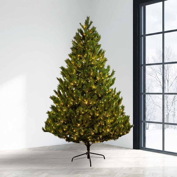 7.5' Deluxe Brighton Pine Tree-ColorChange 3mm LED PowerPole