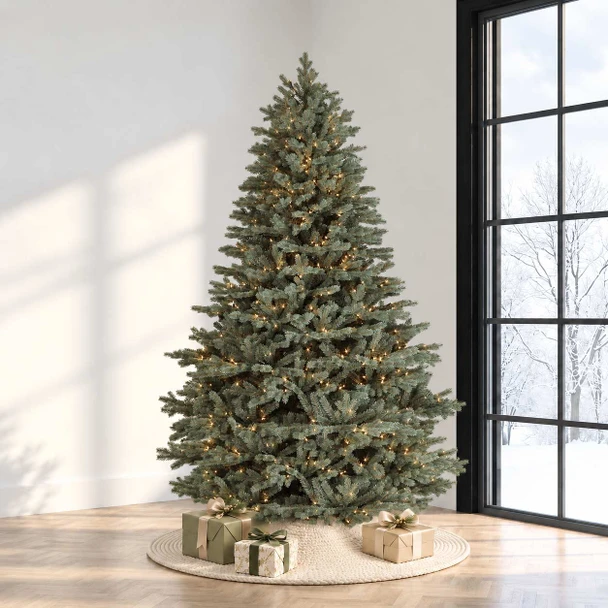 9' Savoy Blue Spruce Tree-ColorChange 3mm LED PowerPole