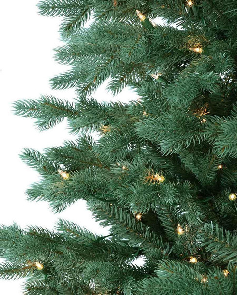 7.5' Deluxe Emerald Vermont Tree-ColorChange 3mm LED PowerPole