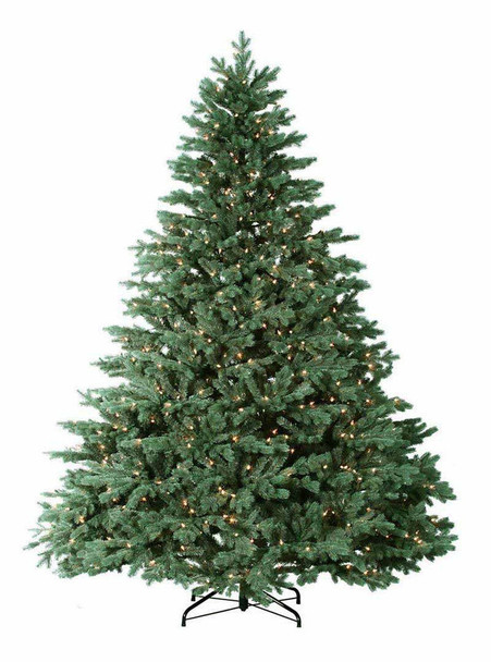7.5' Deluxe Emerald Vermont Tree-ColorChange 3mm LED PowerPole