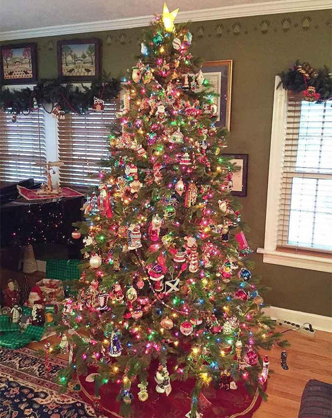 7.5' Wexford Spruce Tree-ColorChange 3mm LED PowerPole