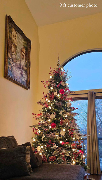 9' Geneva Fir Tree-ColorChange 3mm LED PowerPole