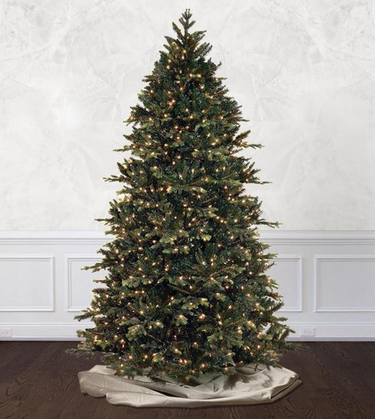 12' Deluxe Geneva Fir Tree-ColorChange 3mm LED PowerPole