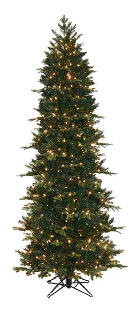 6.5' Slim Geneva Fir Tree-ColorChange 3mm LED PowerPole