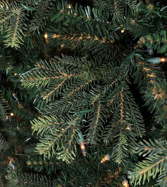 7.5' Slim Geneva Fir Tree-ColorChange 3mm LED PowerPole