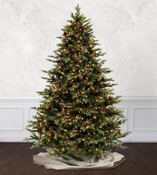 7.5' Deluxe Santa Fe Tree-ColorChange 3mm LED PowerPole