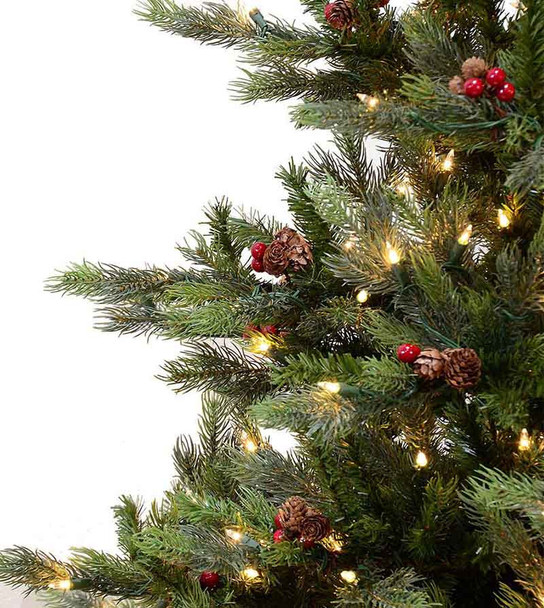 9' Deluxe Santa Fe Tree-ColorChange 3mm LED PowerPole
