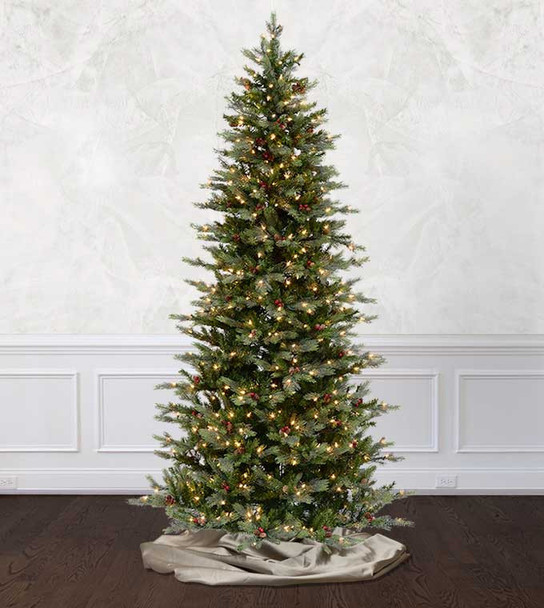 7.5' Slim Santa Fe Tree-ColorChange 3mm LED PowerPole