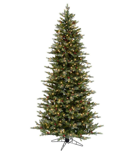 7.5' Slim Santa Fe Tree-ColorChange 3mm LED PowerPole