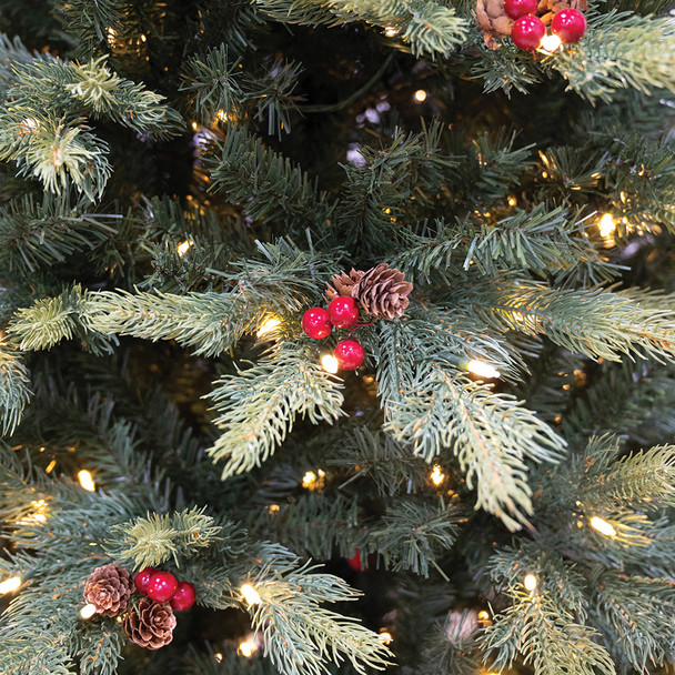 9' Slim Santa Fe Tree-ColorChange 3mm LED PowerPole