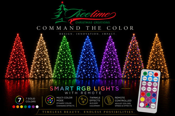 12' Slim Tower Tree-RGB LED