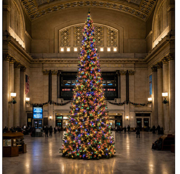 18' Slim Tower Tree-RGB LED