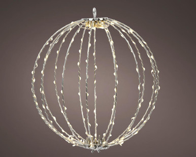 White Micro LED Ball Light Warm White 15