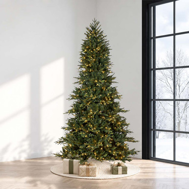 7.5' Geneva Fir ColorChange LED PowerPole Christmas Tree | Treetime