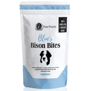 100% Grass-fed Bison Liver Pet Treats: Blue's Bison Bites 100% Grass-fed Bison Liver Pet Treats: Blue's Bison Bites