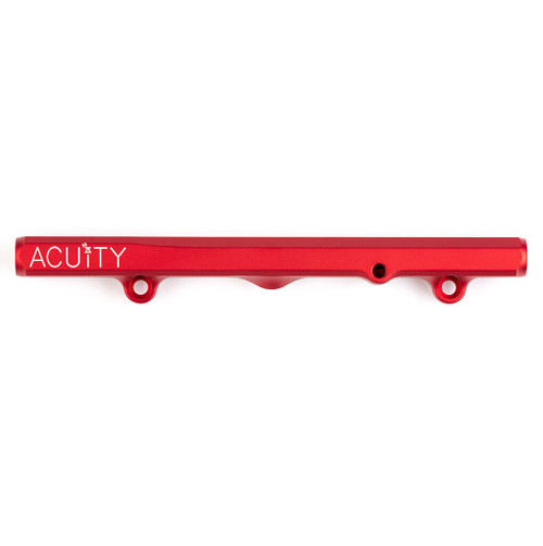 Acuity K-Series Fuel Rail in Satin Red Finish