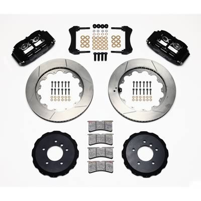 2018+ HONDA ACCORD FASTBRAKES  STREET/ADVANCED TRACK 12.9" BRAKE KIT WILWOOD 6 POT CALIPERS w/ SLOTTED 2 PIECE ROTORS