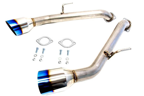 PLM Axle-back Exhaust Muffler Delete Burnt Tips 2022+ Honda Civic Si/ 2023+ Acura Integra