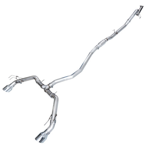 AWE Tuning 2022+ Honda Civic Si FE1/ 2023+ Acura Integra  FWD Track Edition Catback Exhaust - Dual Chrome Silver Tips