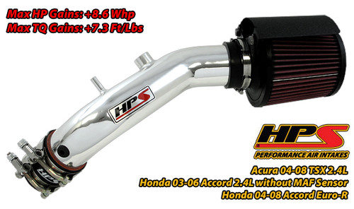 HPS Racing Air Intake + Heat Shield 2004-2008 Acura TSX 2.4L