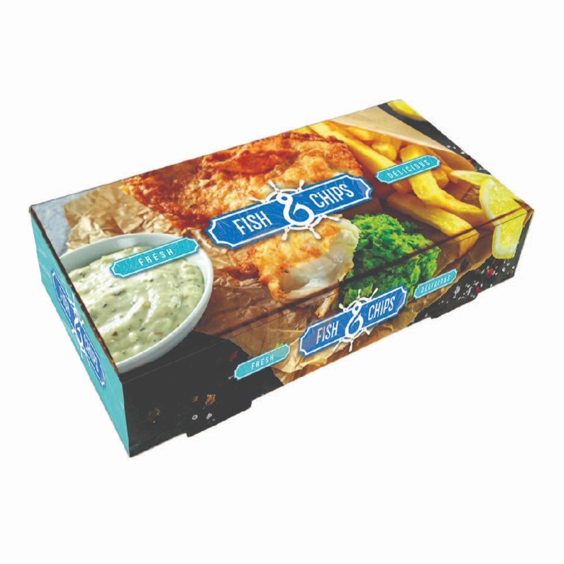 Small Fish and Chip Box